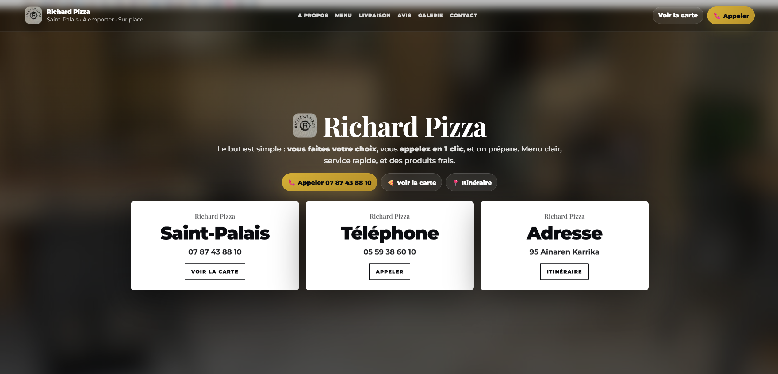 Site Richard Pizza